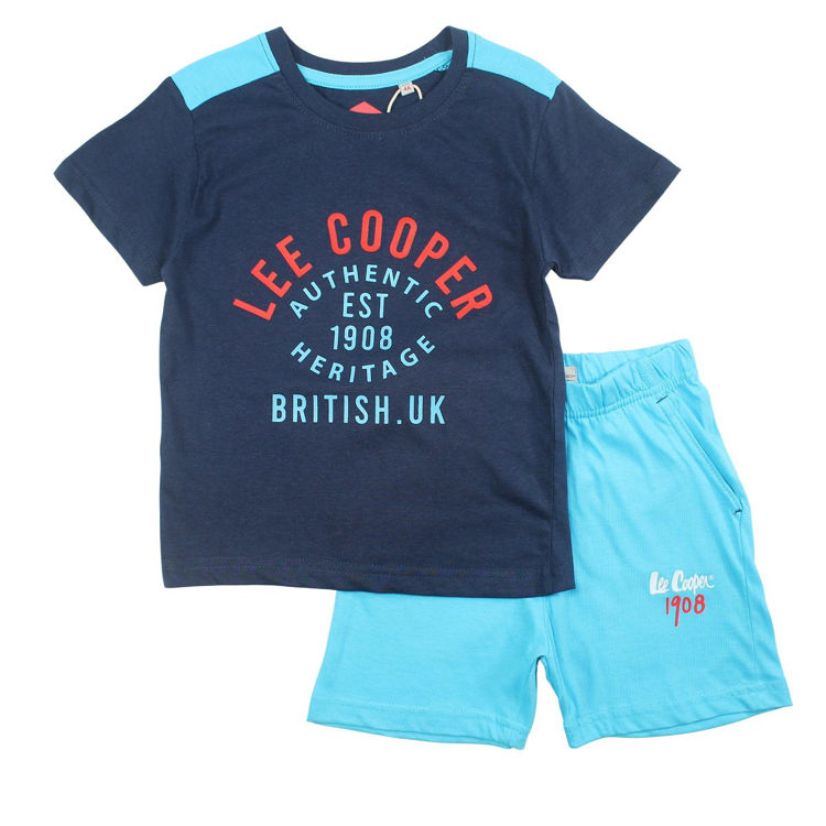 Picture of GLC2125 LEE COOPER BOYS 100% COTTON TWO PIECE SET